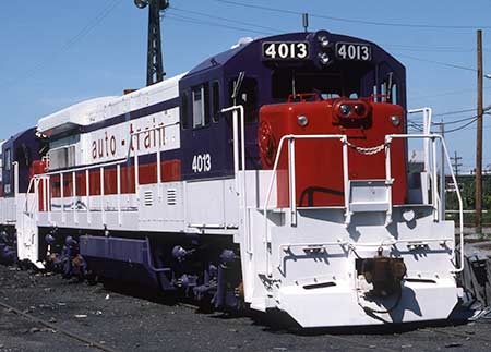 Auto-Train locomotive 4013