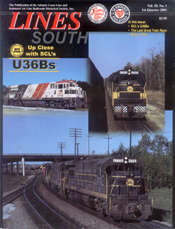 ACL & SAL Historical Society LINES SOUTH Vol 18 No 1