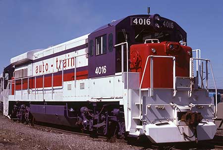 auto-train U36B locomotive 4016