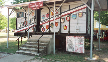 Photo of the Missouri French Merci Train 40 et 8 Boxcar 