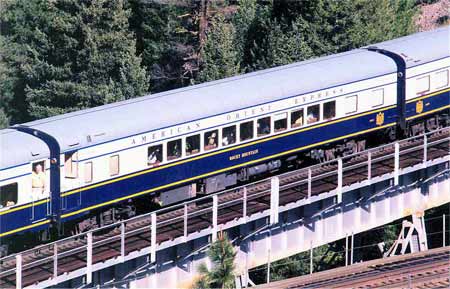 American Orient Express Piano Lounge Rocky Mountain