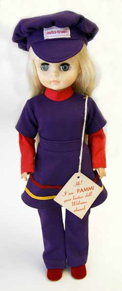 Auto-Train Hostess Doll Pammi