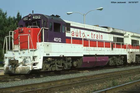 Auto-Train Corporation GE U36B 4012