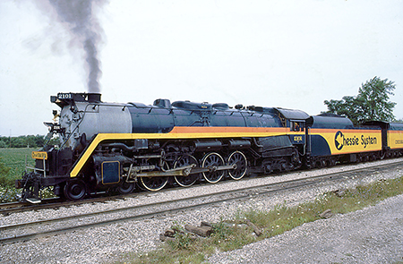 Chessie Steam Special Locomotive 2101