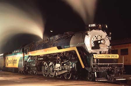 Chessie Steam Special Locomotive 2101