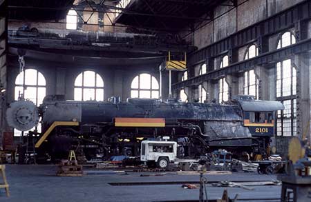 Chessie Steam Special Locomotive 2101