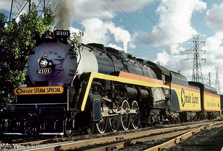 Chessie Steam Special Locomotive 2101