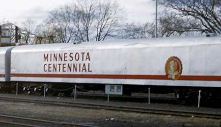 Photo of the 1958 Minnesota Centennial Train