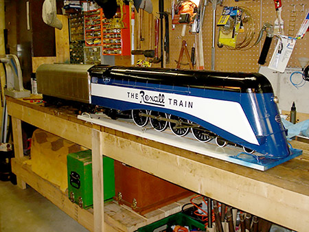 Live Steam Rexall Train