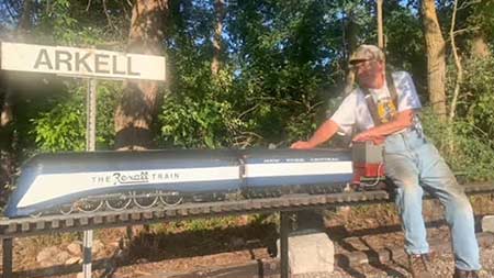 Live Steam Rexall Train