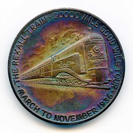 Rexall Train Token of Appreciation